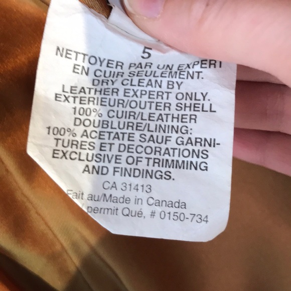 Vintage Bob & Christensen cognac leather blazer - Picture 14 of 14